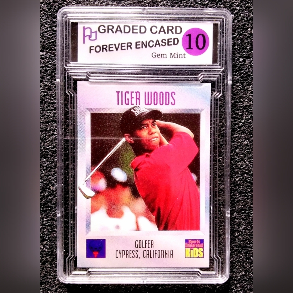 Tiger Woods Sports illistrated for Kids Golf Rookie Card Gem Mint